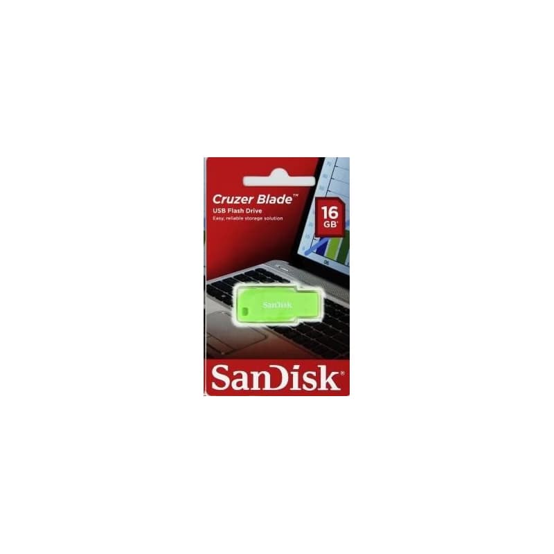 SanDisk Flash Disk 16GB Cruzer Blade, USB 2.0, zelená 2