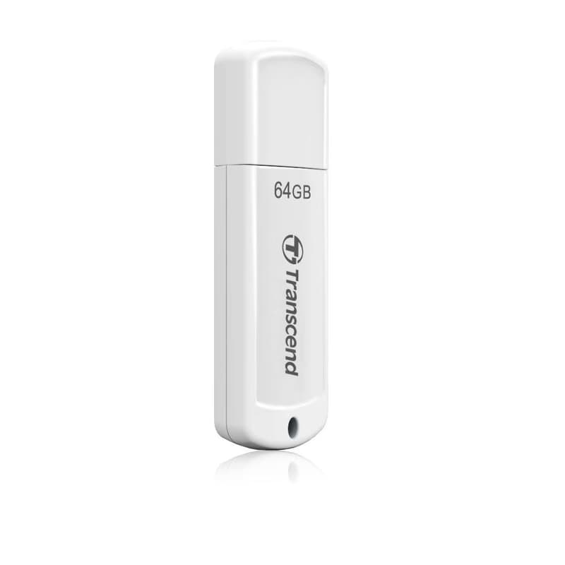 TRANSCEND Flash Disk 64GB JetFlash®370, USB 2.0 (R:16/W:6 MB/s) biela 2