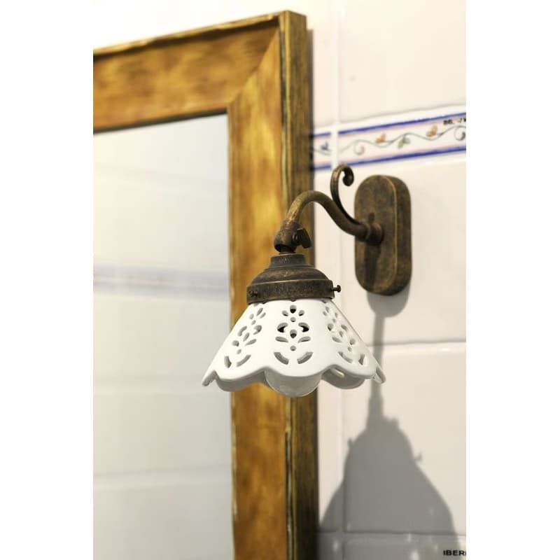 SAPHO - BARI svietidlo E14, 40W, 230V, IP21, keramické tienitko, bronz MC811 2