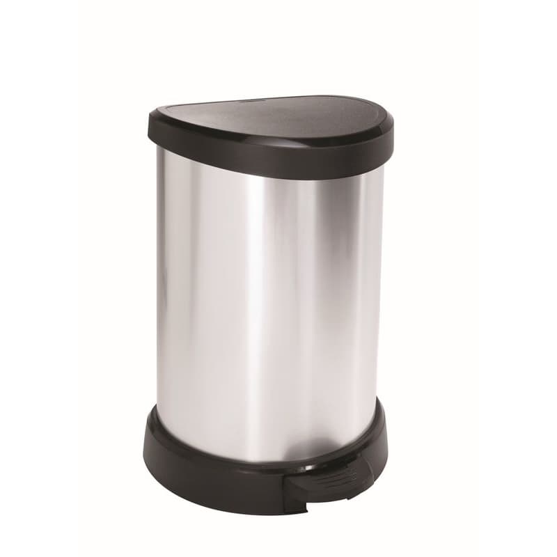 CURVER Odpadkový kôš DECO BIN 15l | strieborná 1