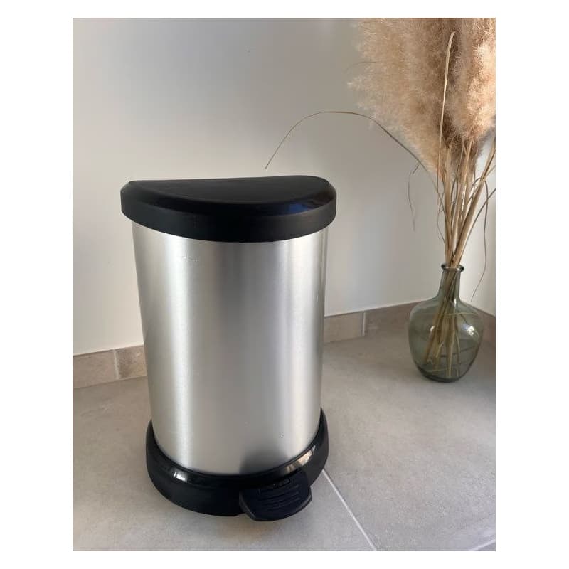 CURVER Odpadkový kôš DECO BIN 15l | strieborná 6