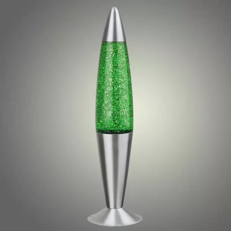 Lávová lampa Glitter Zelená