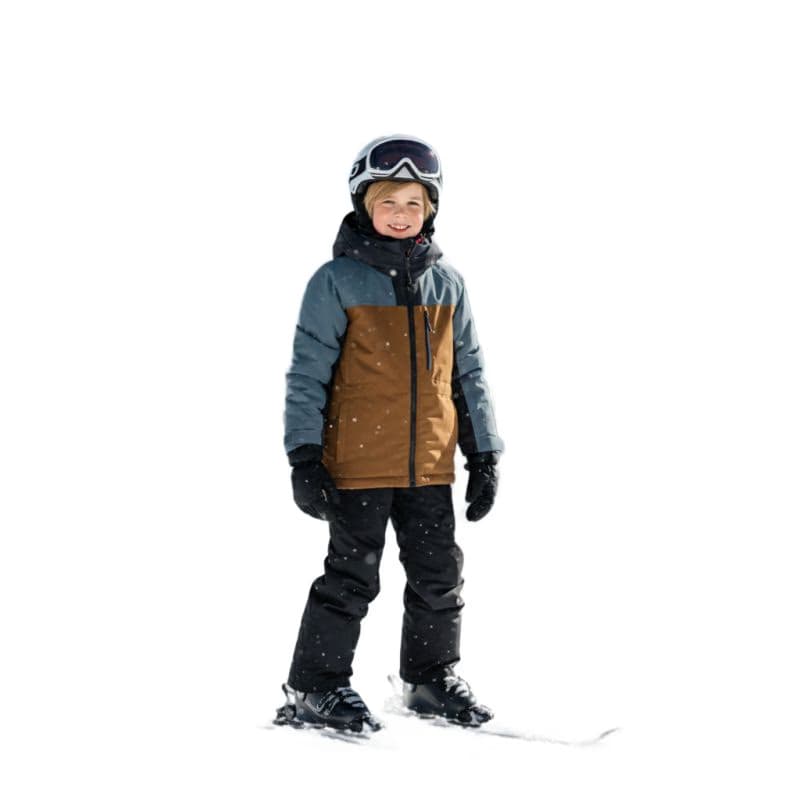Chlapčenská lyžiarska bunda COLOR KIDS Jr. Ski Jacket - Colorbl.-2024-Nuthatch 2