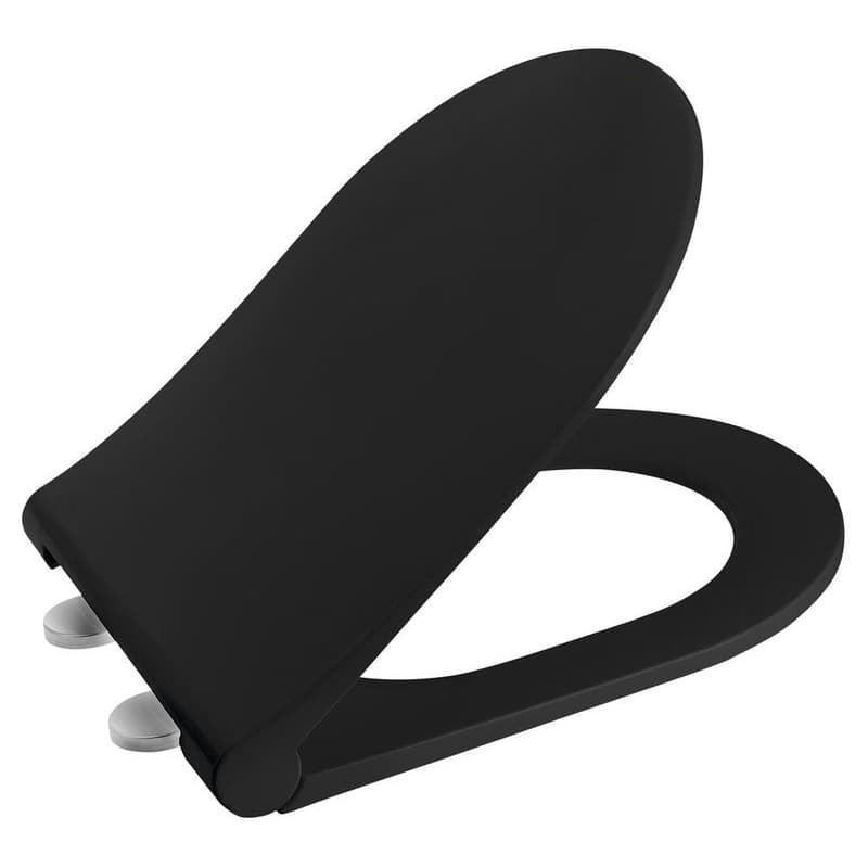 SAPHO - WC sedátko, SLIM, Soft Close, čierna mat 100787-110 1