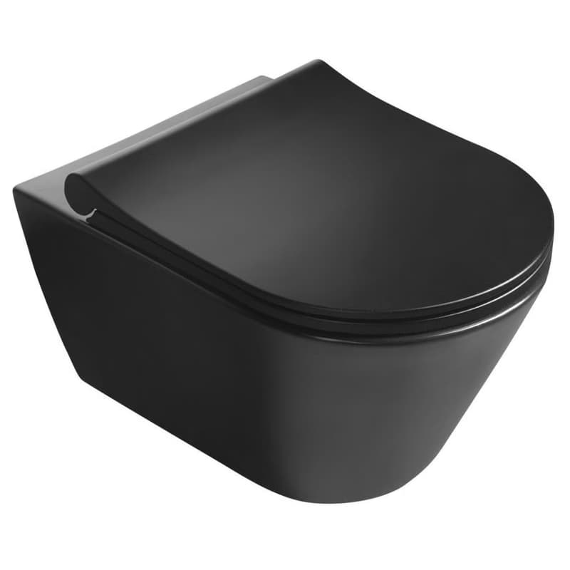 SAPHO - WC sedátko, SLIM, Soft Close, čierna mat 100787-110 4