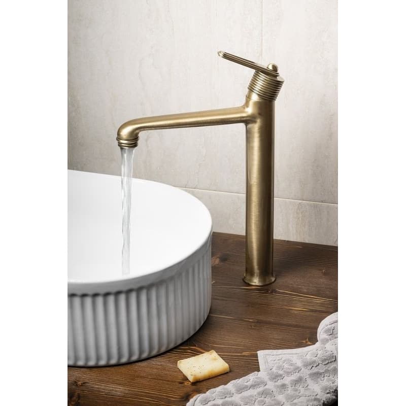 SAPHO - BEBÉ stojanková umývadlová batéria vysoká, predĺžená hubica, bronz BB007/18 5