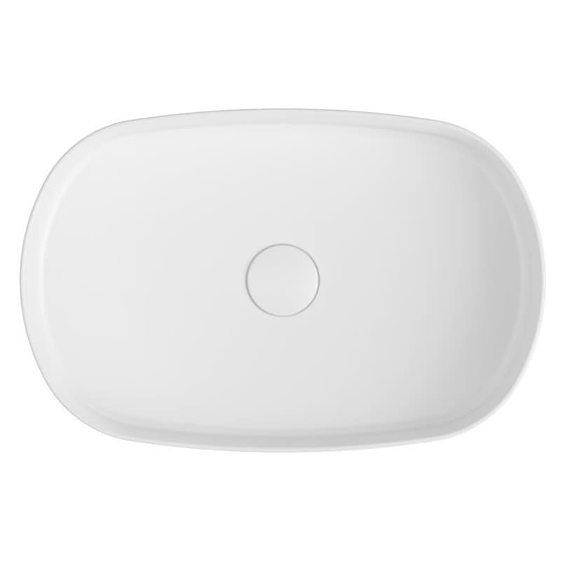 ISVEA - INFINITY OVAL keramické umývadlo na dosku, 55x36cm, biela 10NF65055 2