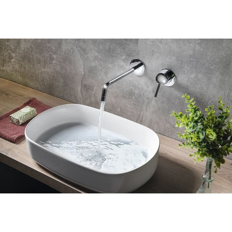 ISVEA - INFINITY OVAL keramické umývadlo na dosku, 55x36cm, biela 10NF65055 6