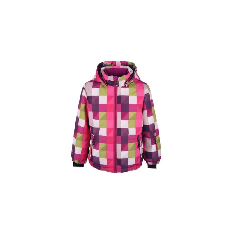 Dievčenská lyžiarska bunda COLOR KIDS Ski jacket AOP, AF 10.000, festival fuchsia 740688.5885