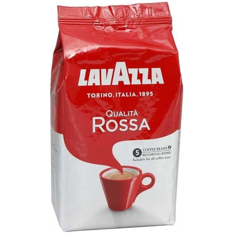 QUALITA ROSSA 1000G ZRNKOVÁ KÁVA LAVAZZA 6