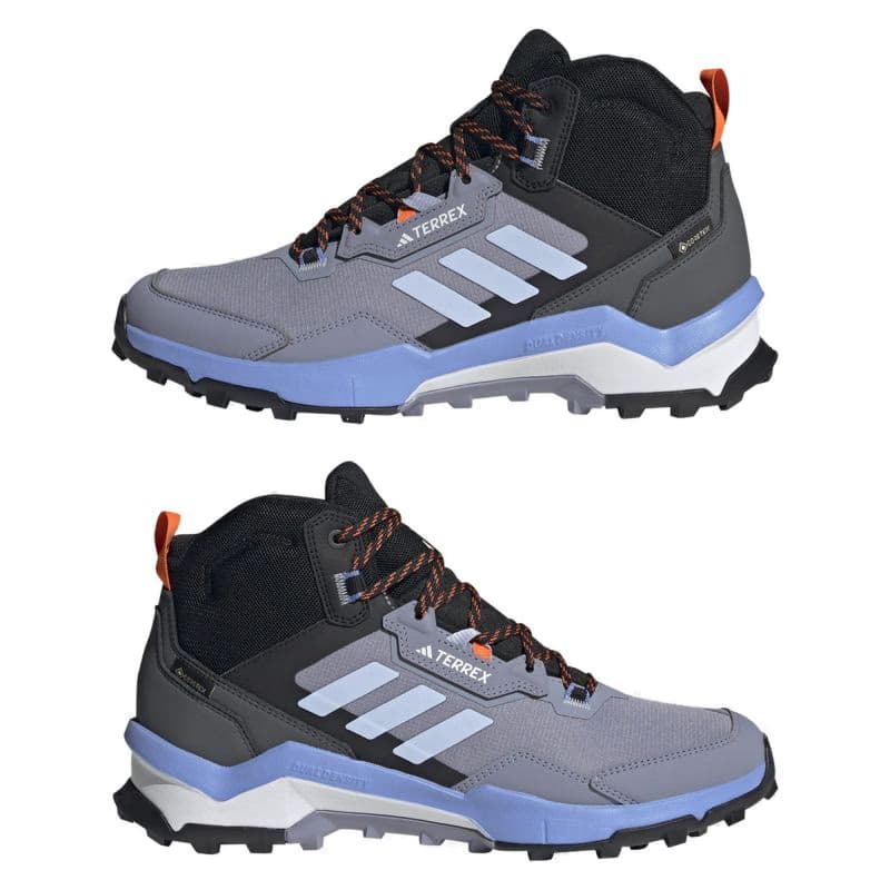 Pánska členková turistická obuv ADIDAS Terrex AX4 Mid GTX silver violet blue dawn core black 2
