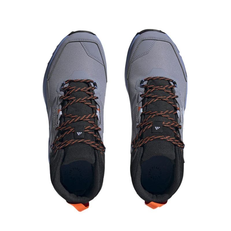 Pánska členková turistická obuv ADIDAS Terrex AX4 Mid GTX silver violet blue dawn core black 4