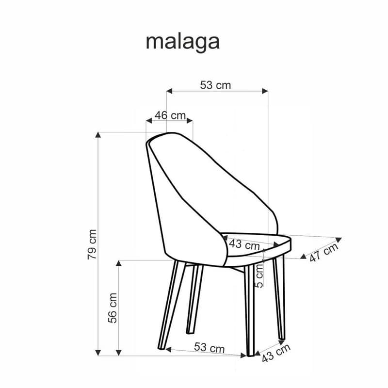 Otočné jedálenské kreslo MALAGA Halmar 3