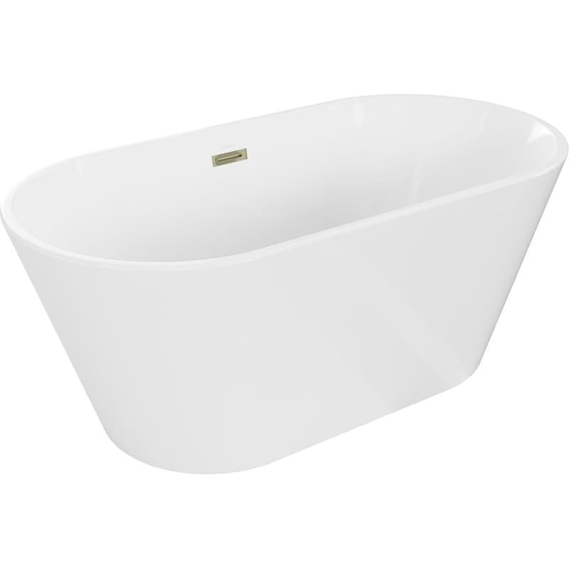 MEXEN - Flavia vaňa voľne stojaca 150 x 75, biela, zlatý sifón 54031507500-G 1