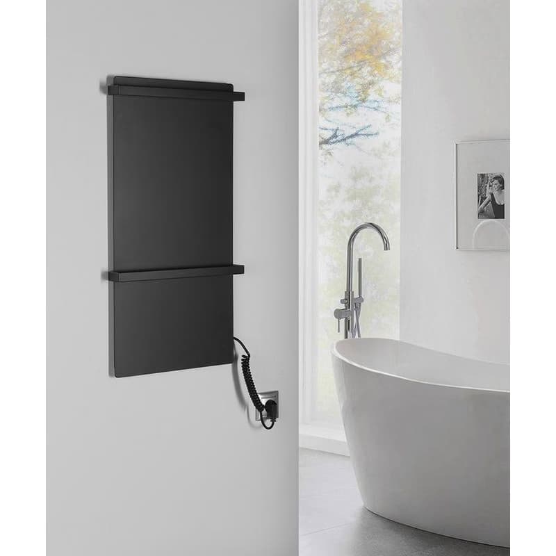 SAPHO - ELMIS elektrický sušiak uterákov 400x800 120 W, hliník, čierny mat EB430 3