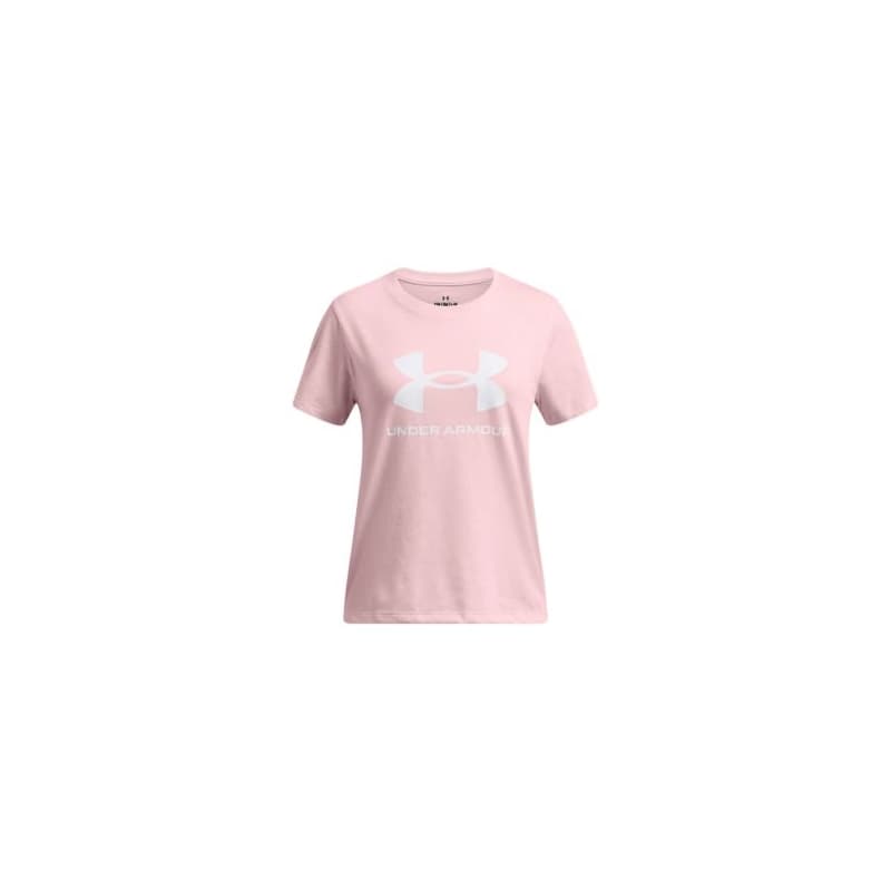 Dievčenské tričko s krátkym rukávom UNDER ARMOUR UA BIG LOGO SS-PNK