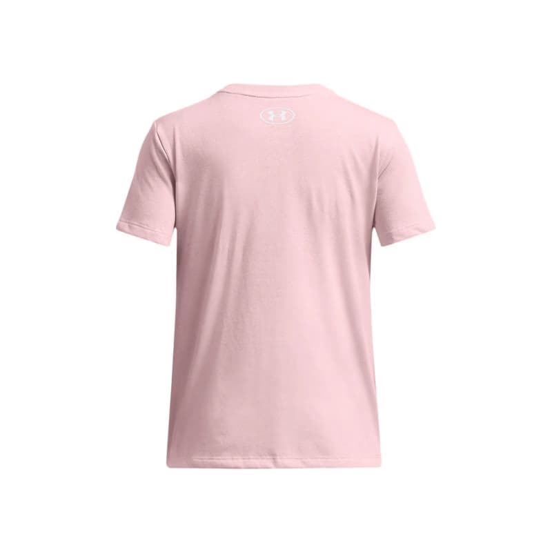 Dievčenské tričko s krátkym rukávom UNDER ARMOUR UA BIG LOGO SS-PNK 2