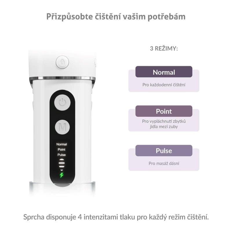 TrueLife AquaFloss Mini M50 - ústna sprcha - biela 3
