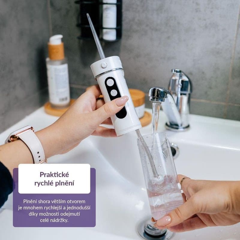 TrueLife AquaFloss Mini M50 - ústna sprcha - biela 5