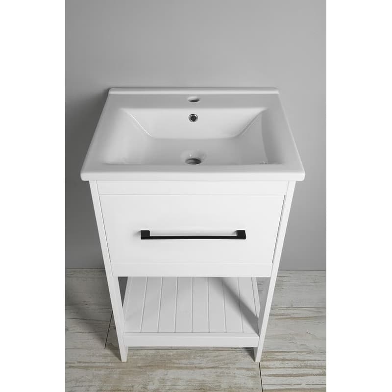 AQUALINE - ETIDE umývadlová skrinka 51,5x85x44 cm, matná biela ET515 5