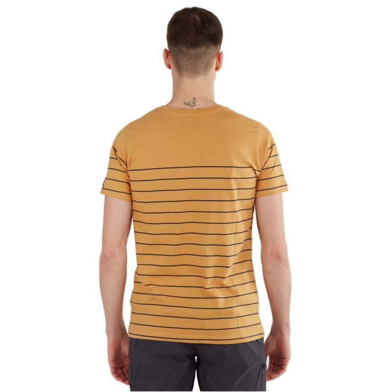 Pánske tričko s krátkym rukávom FUNDANGO Jaggy Pocket T-shirt-614-cinnamon 2