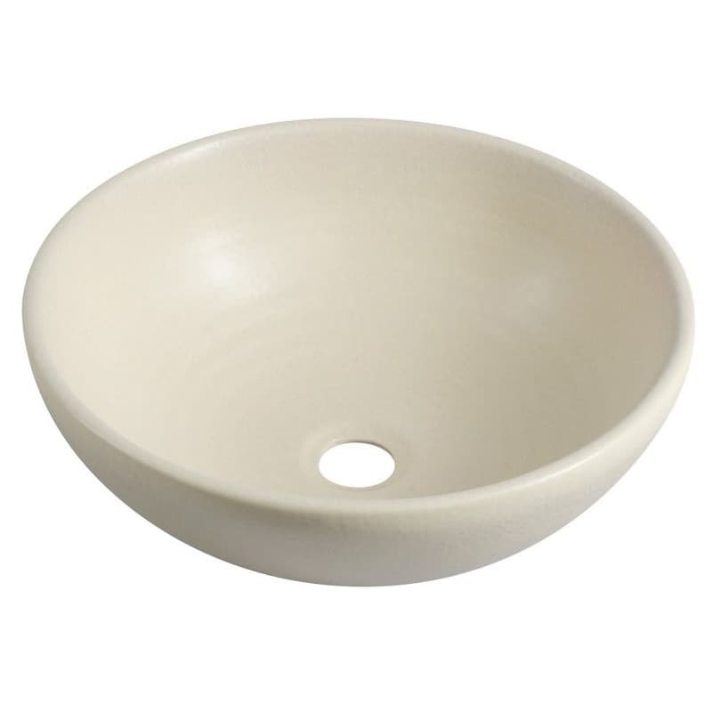 SAPHO - ATTILA keramické umývadlo, priemer 43cm, slonová kost DK005 1