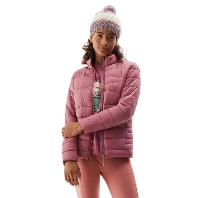 Dievčenská bunda 4F JUNIOR DOWN JACKET-JAW23TDJAF219-54S-PINK 2