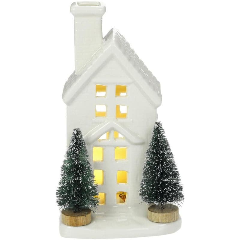 RXL 392 Porcelán domček LED 15 cm RETLUX 1