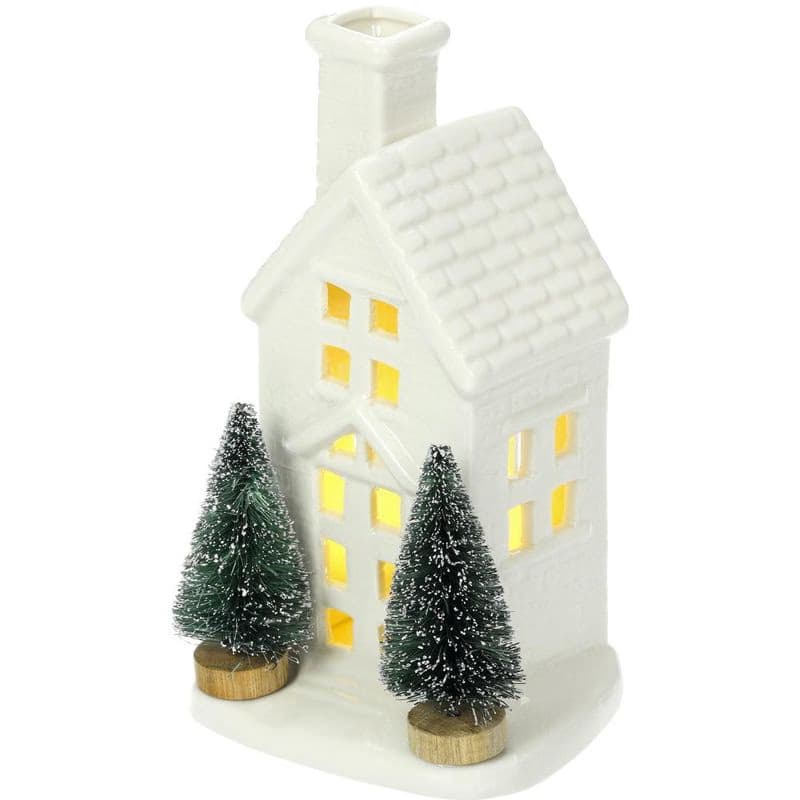 RXL 392 Porcelán domček LED 15 cm RETLUX 2