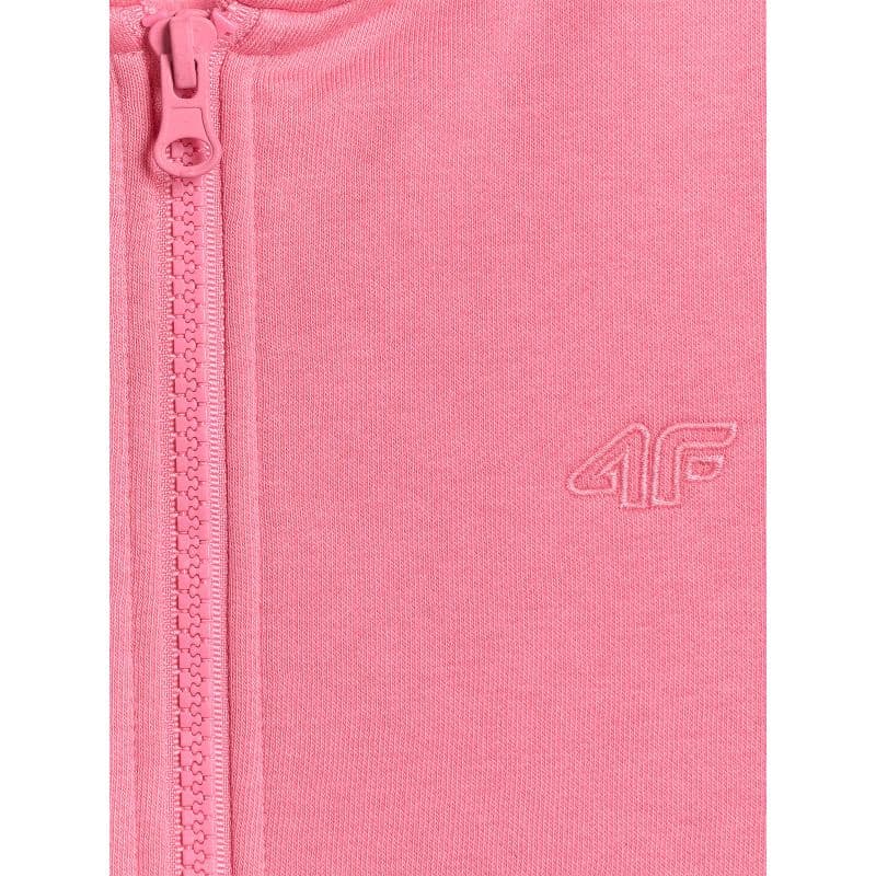Dievčenská mikina so zipsom 4F JUNIOR SWEATSHIRT F2322-54S-PINK 2