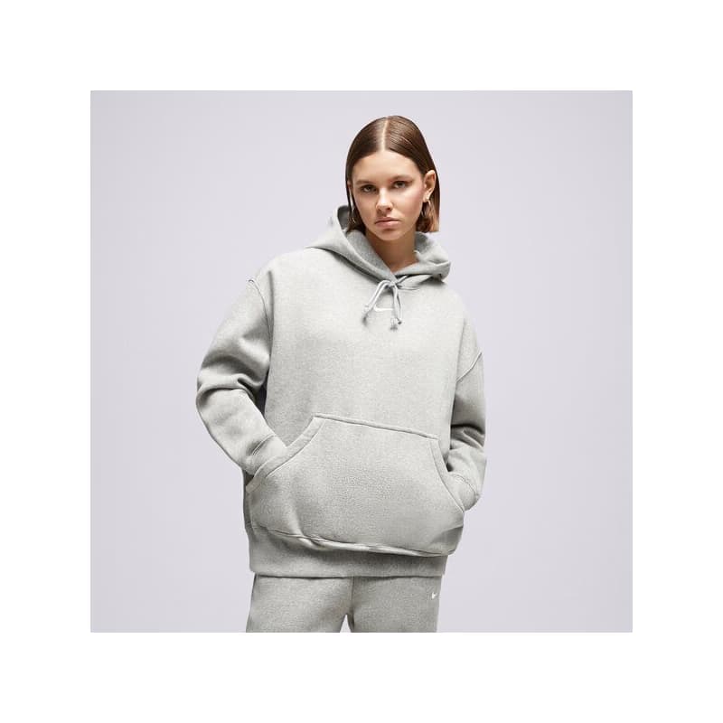 Nike S Kapucňou W Nsw Phnx Flc Os Po Hoodie Sivá EUR XS