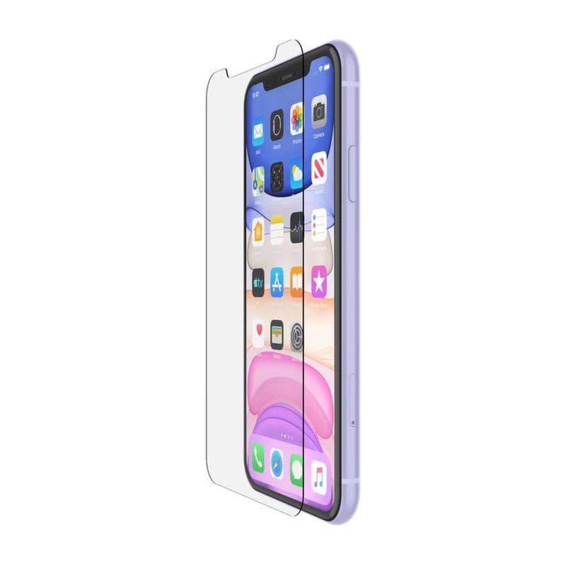 Belkin SCREENFORCE™ InvisiGlass Ultra Anti-Microbial ochranné sklo pre iPhone 11/Xr 1