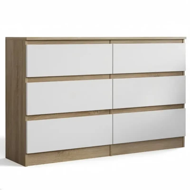 Komoda Alana II Biely/Sonoma 1