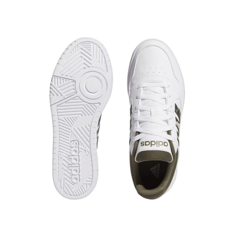 Pánska rekreačná obuv ADIDAS Hoops 3.0 cloud white olive strata grey two 6
