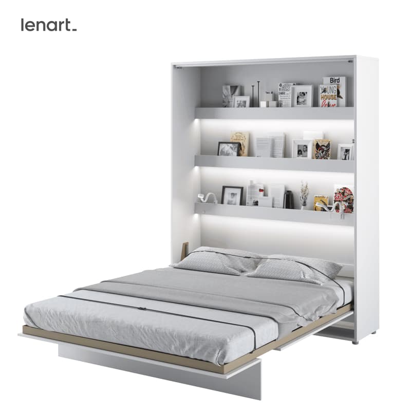 Dig-net nábytok Sklápacia posteľ Lenart BED CONCEPT BC-12 biela | 160 x 200 cm 1