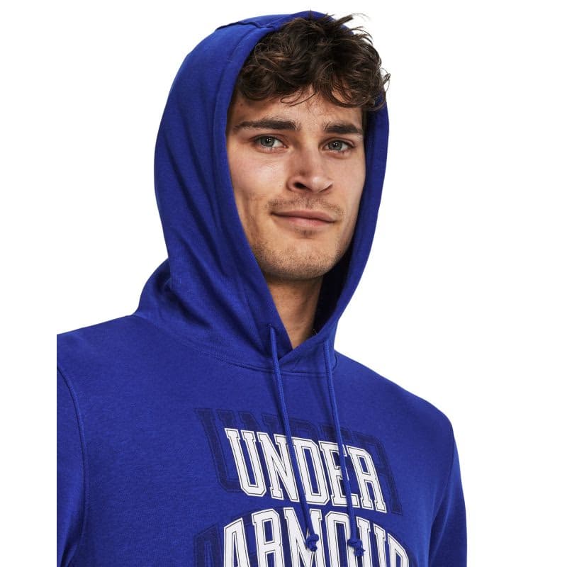 Pánska mikina s kapucňou UNDER ARMOUR UA Rival Terry Graphic HD-BLU 2