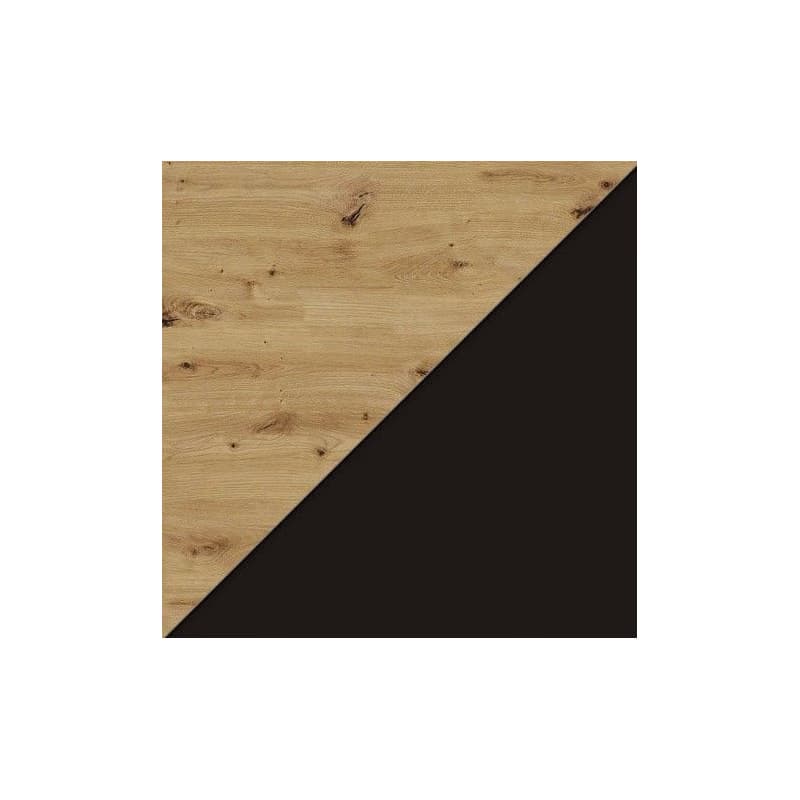 ArtBm Komoda AURA 4D | dub artisan/čierny mat 6