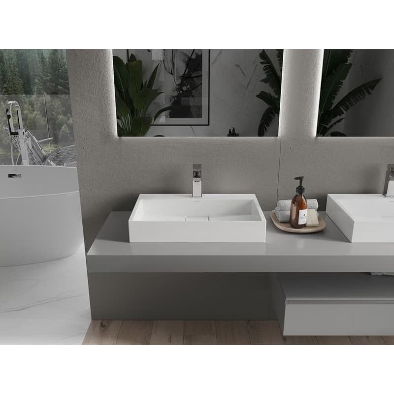 MEXEN - Ava umývadlo na dosku liaty mramor 60 x 38, biela 23016001 4