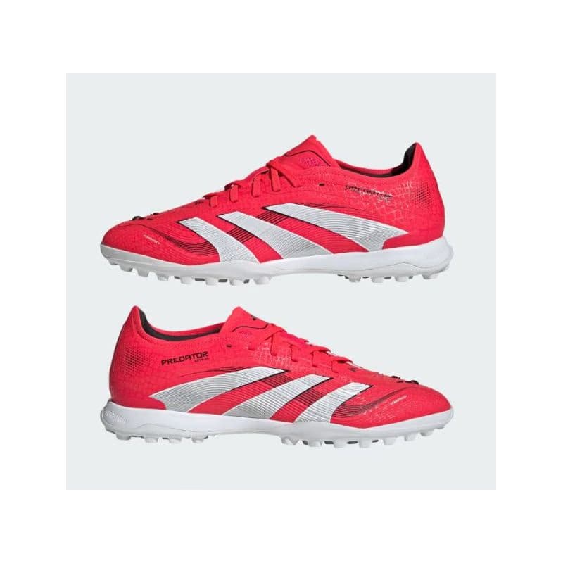 Pánske futbalové kopačky turfy ADIDAS Predator Pro M TF lucid red cloud white core black 4