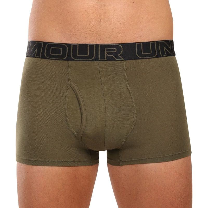 Pánske boxerky UNDER ARMOUR 3 PACK-UA PERFORMANCE COTTON - SOLID 3 inch-BLK 6