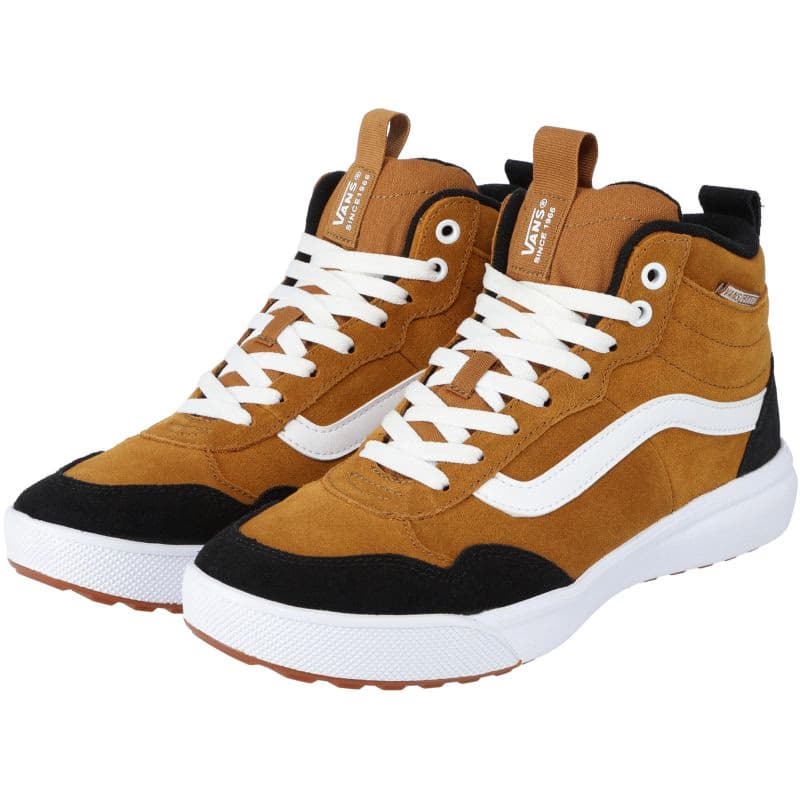 Pánske členkové zimné topánky VANS MN Range EXP HI VansGuard (Suede) golden brown white 4