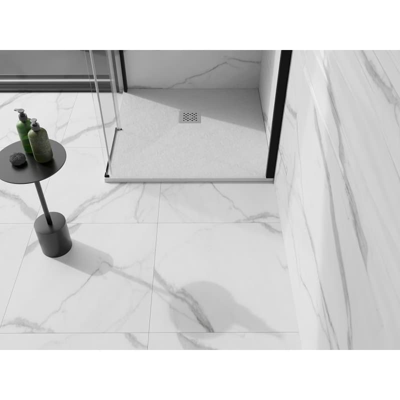 MEXEN - Stone+ Sprchová vanička štvorcová 90x90, biela 44109090 6