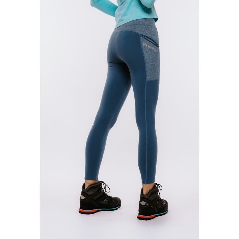 Dámske turistické zateplené legíny EVERETT RUNNA II blue 2