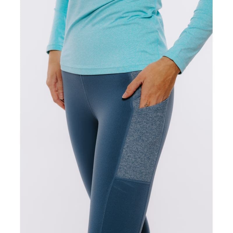 Dámske turistické zateplené legíny EVERETT RUNNA II blue 3