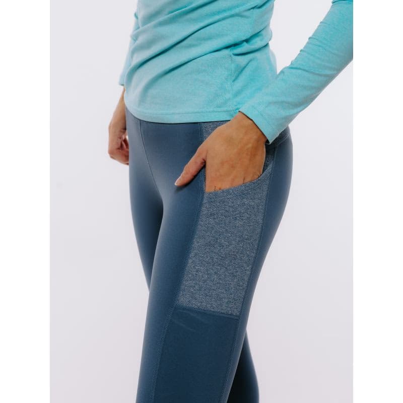 Dámske turistické zateplené legíny EVERETT RUNNA II blue 4