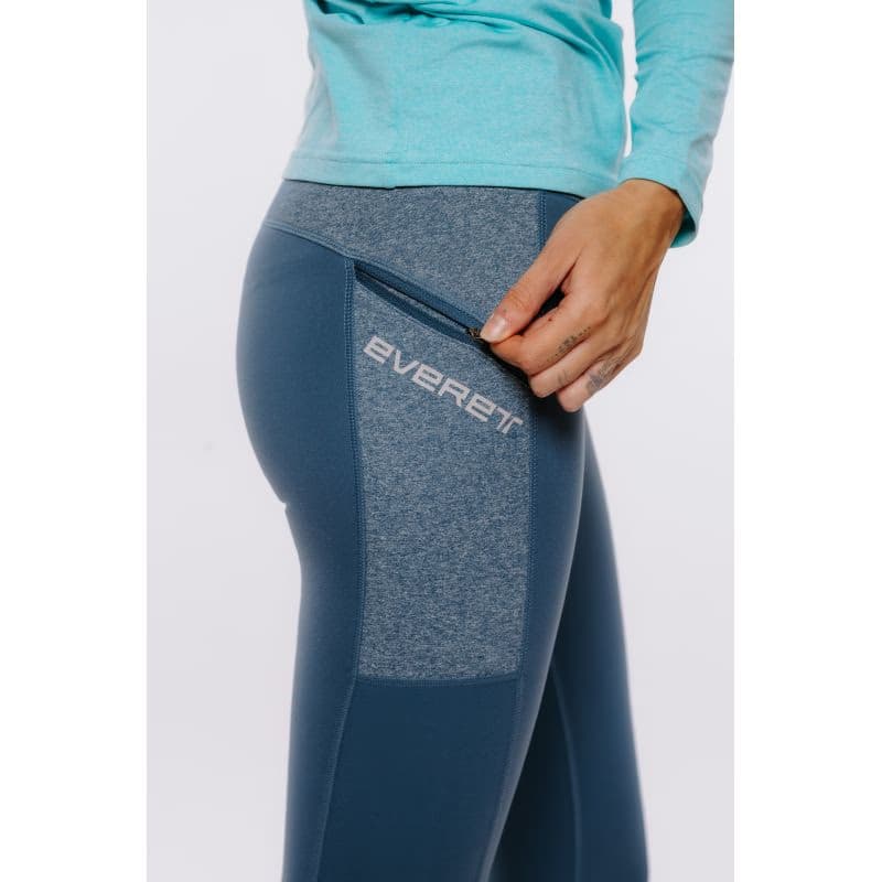 Dámske turistické zateplené legíny EVERETT RUNNA II blue 5