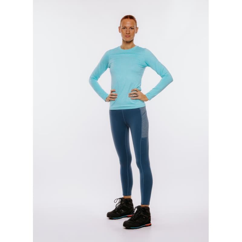 Dámske turistické zateplené legíny EVERETT RUNNA II blue 6