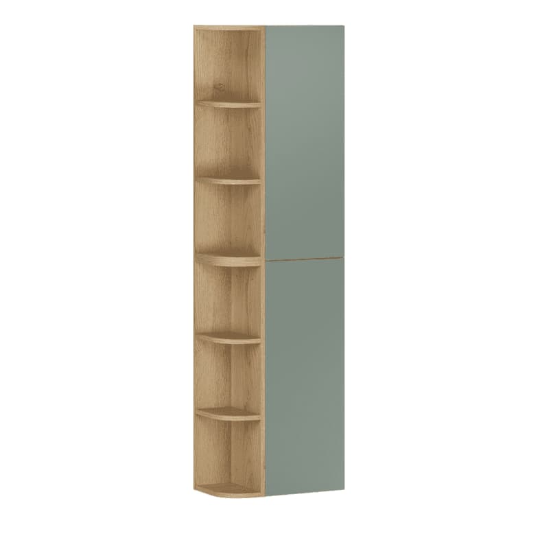 ArtCom Vysoká skrinka ASTER Green ASG 2SP/2URSM