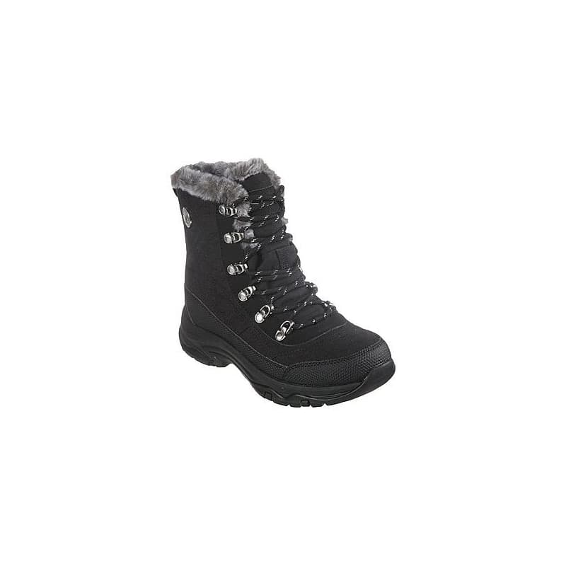 Dámske vysoké zimné topánky SKECHERS Trego Cold Blues black 1