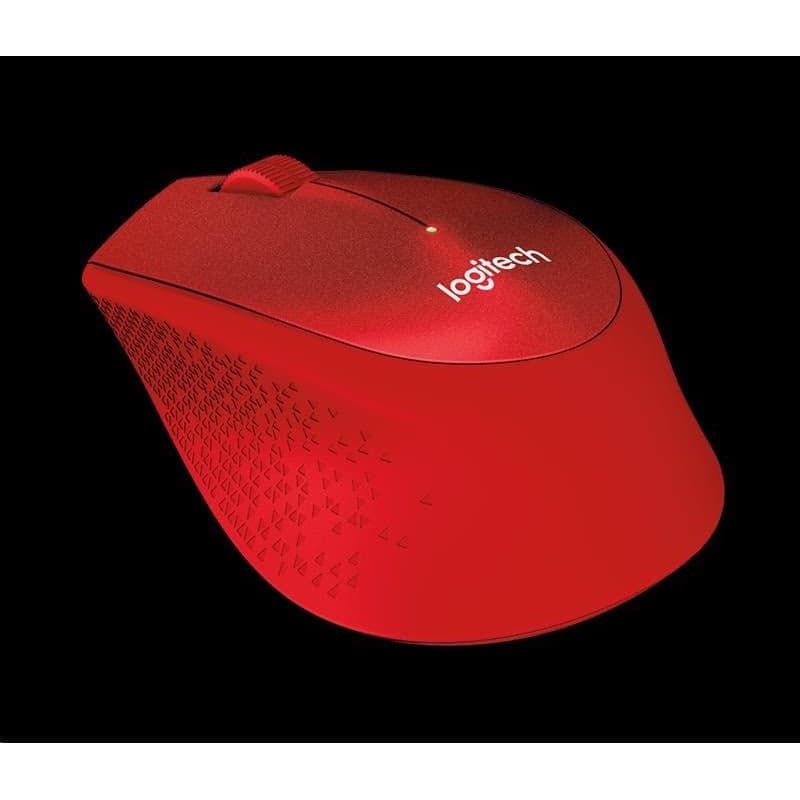 Logitech Wireless Mouse M330 Silent Plus, red 2